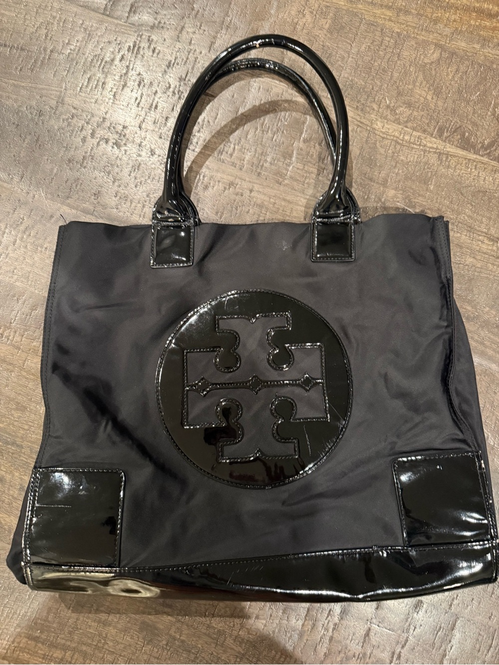 Tory Burch Black EllaNylon Tote